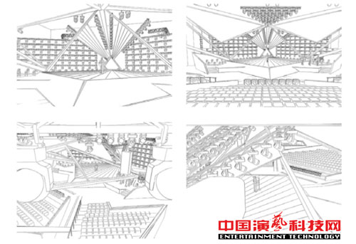 舞臺燈光設計電視節(jié)目《全能星戰(zhàn)》舞美燈光設計效果圖